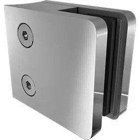 90 DEGREES Clamp - Round Back - Silver