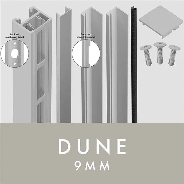 XPS - GATE KIT 9MM - For Lever/Knob - D