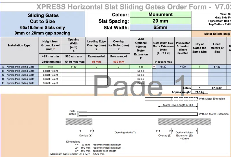 Custom Sliding Gate - Tom - 5.9m - Image 2