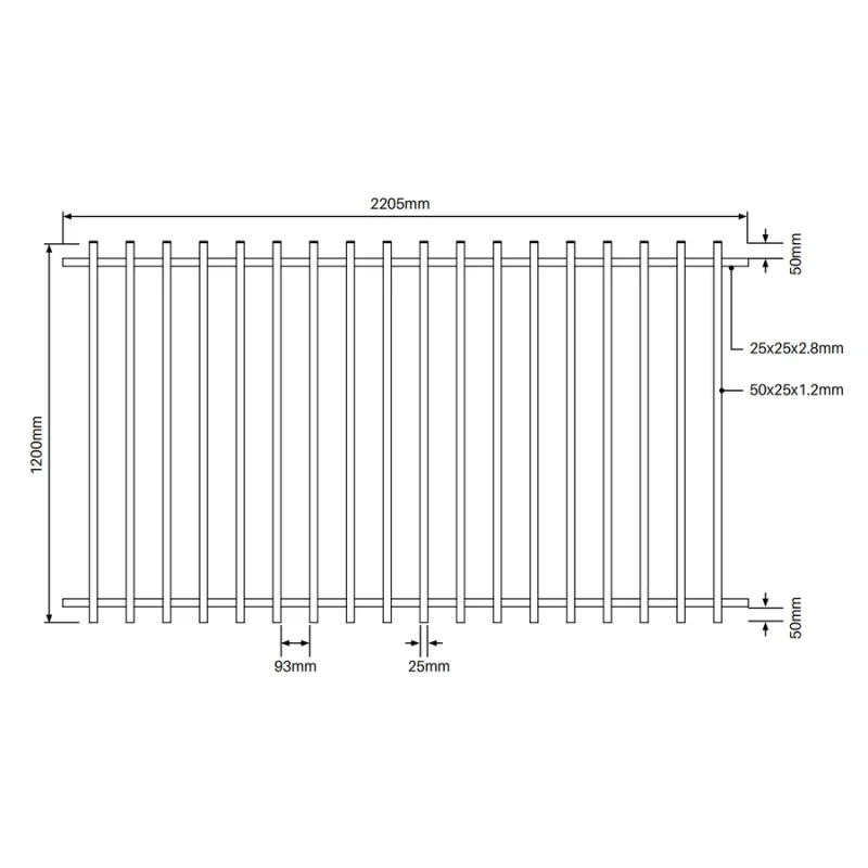 BARR Panel | 1000H x 1733W White - Image 2