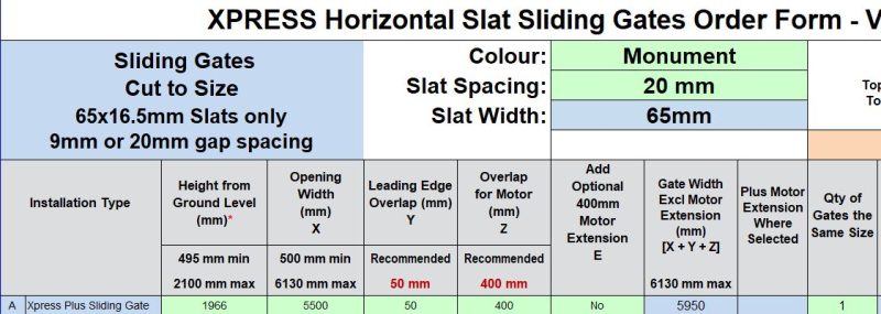 Custom Sliding Gate – Glenn