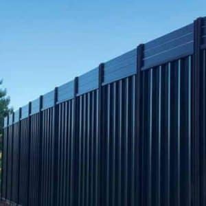 Colorbond Fence Topper - Black - 250mm - 3 Rows - Image 3