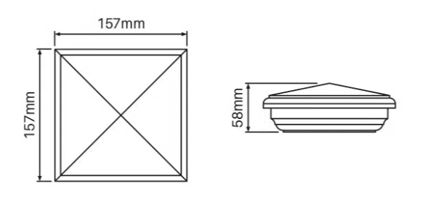 SEMI PRIVACY - English Style Post Cap - Image 2