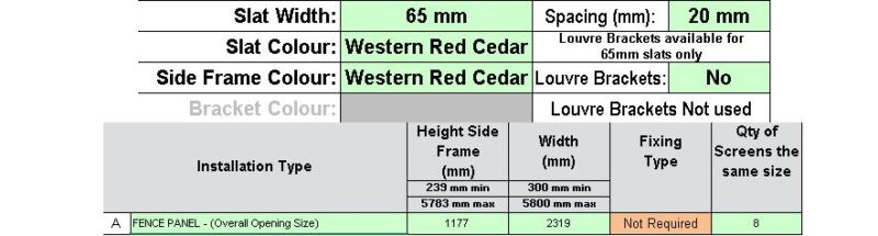 Custom Horizontal Slat Fence Dean WRC - Image 3