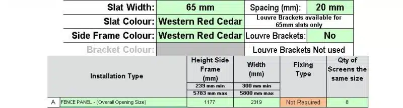 Custom Horizontal Slat Fence Dean WRC - Image 3