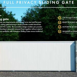 Custom Hampton Electric Sliding Gate - Matthew